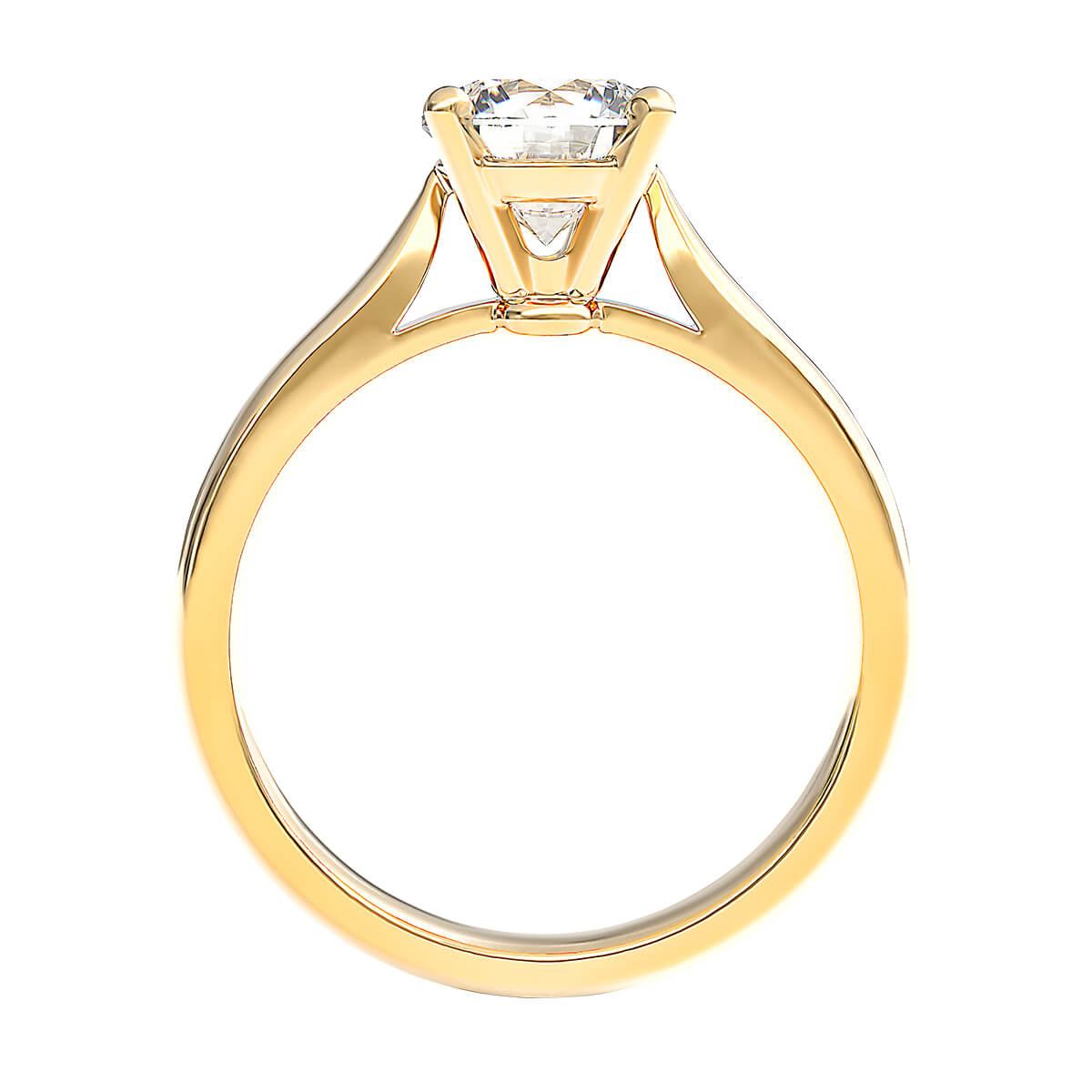 Кольцо с выращенным бриллиантом 1.110 ct | Фото 2