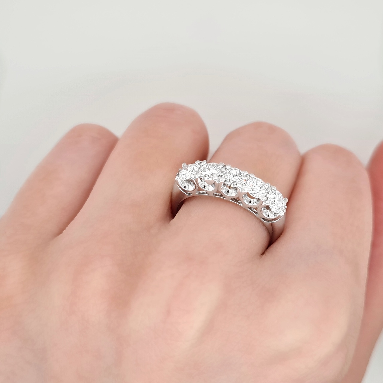 Кольцо с выращенными бриллиантами 1.149 ct | Фото 1
