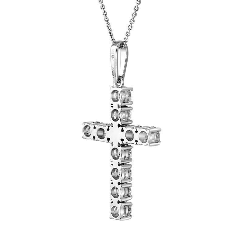 Крест с выращенными бриллиантами 0.608 ct | Фото 2