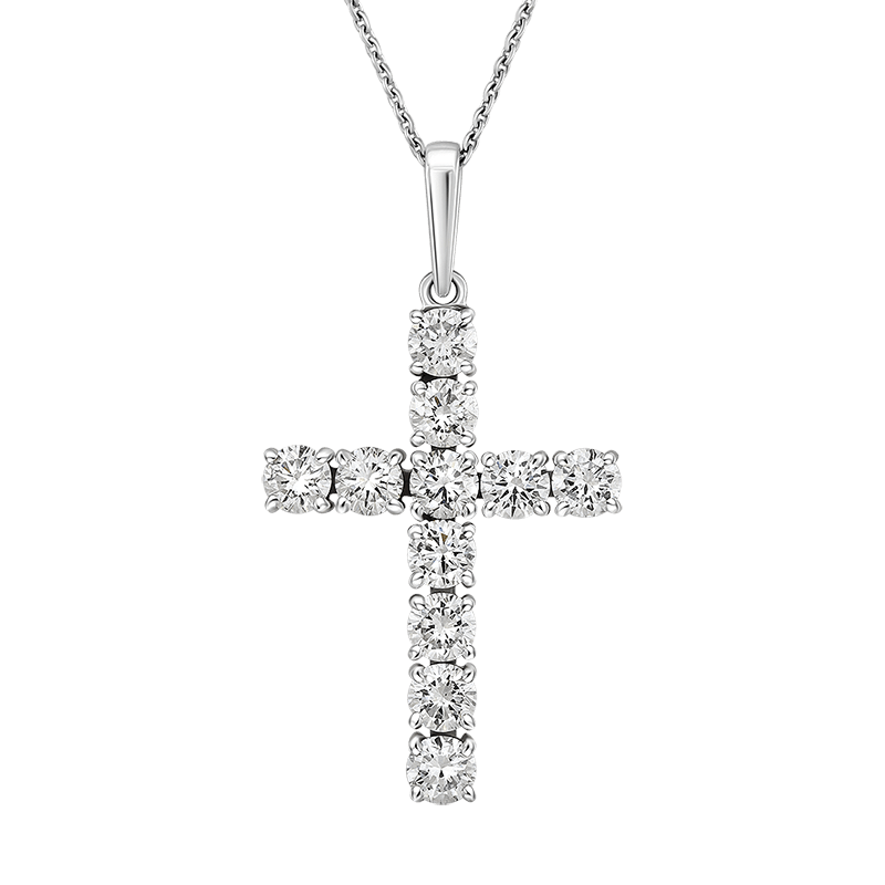 Крест с в.бриллиантами 1.198 ct