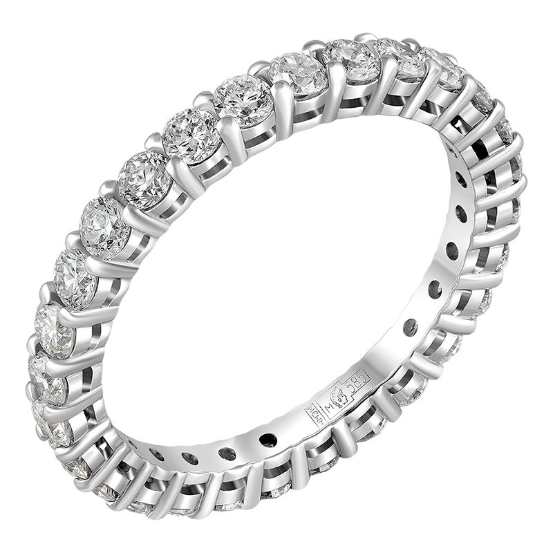 Кольцо с бриллиантами 1.230 ct