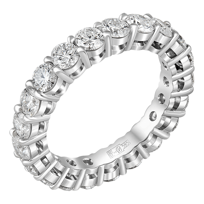 Кольцо с в.бриллиантами 2.294 ct