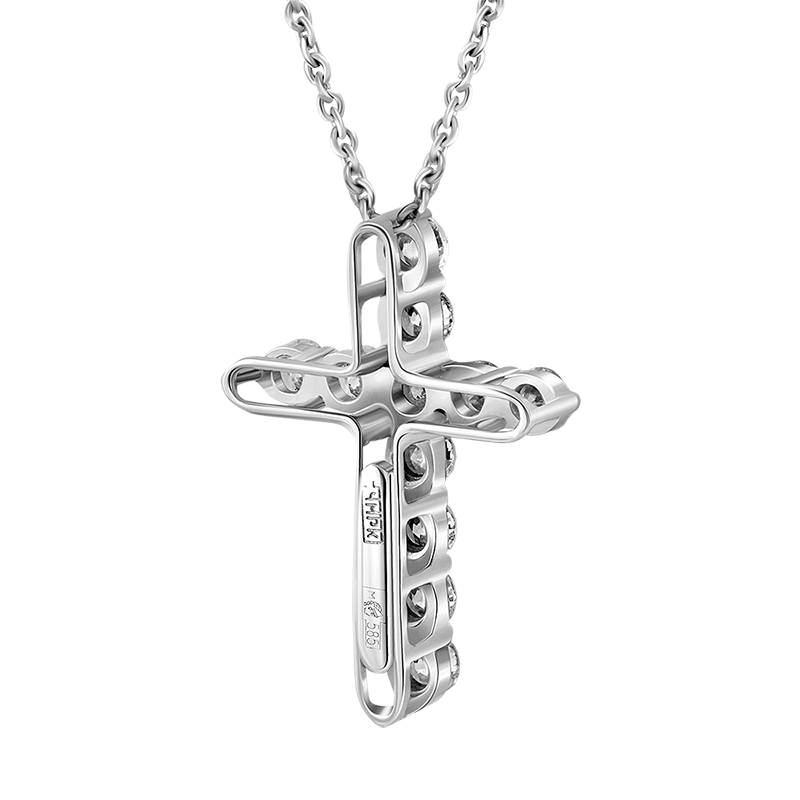Крест с выращенными бриллиантами 0.657 ct | Фото 1