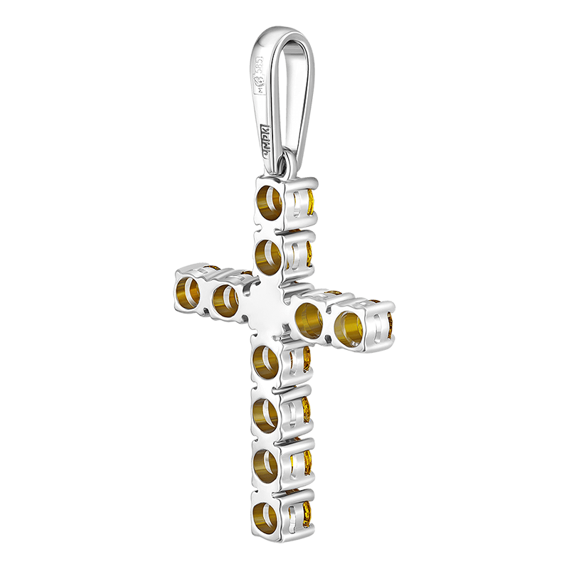 Крест с выращенными бриллиантами 1.223 ct | Фото 1