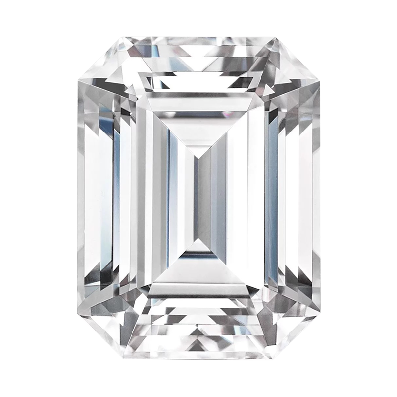Выращенный бриллиант Изумрудная 1.600 сt